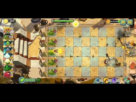Plants vs Zombies 2 Endless Run Pyramid of Doom Level 600
