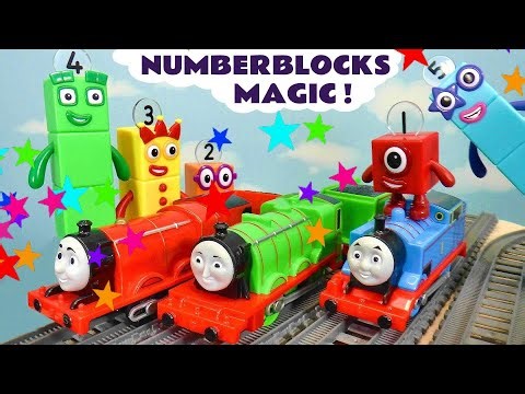 Numberblocks Magic helps the Thomas Trains