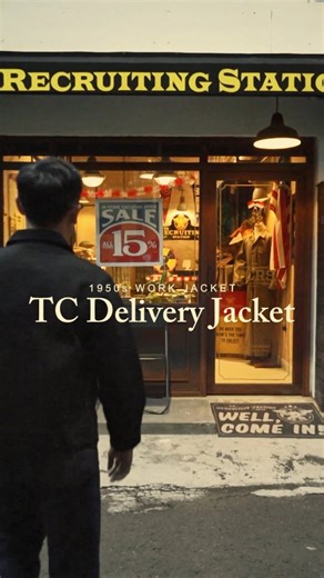 Vintage-inspired clothing on Instagram: "#ItsAlwaysBeenTimechine Made for life: here's how we put traditional workmanship into everyday wear. Product features: - TC Delivery Jacket - Black - TC-201 - 15.5oz Deep Blue Slub Selvedge One Wash Visit us in-store or discover more at www.timechineco.com"