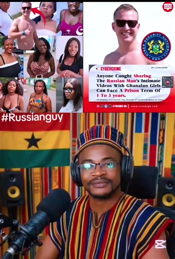 Controversial Russian Content Creator Sparks Debate in Ghana