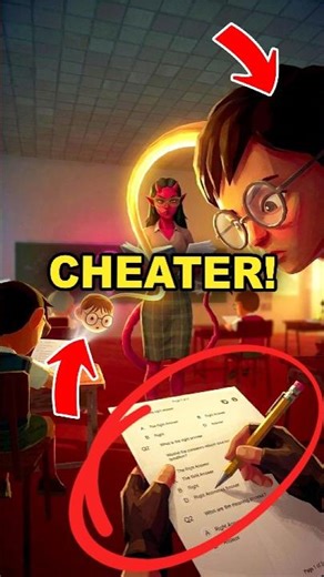 The Only Way To Pass THIS Exam Is To CHEAT - CheatCheat Crazy New Co-Op Game!