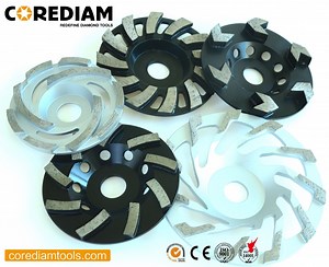 [Hot Item] 105mm-180mm Diamond L Segment Cup Wheel for Concrete and Masonry in Your Need/Diamond Grinding Cup Wheel/Diamond Tool