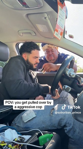 Aggressive Cop Pulls Over POV