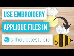 ❓ How to Use Embroidery Applique Designs in Silhouette Studio