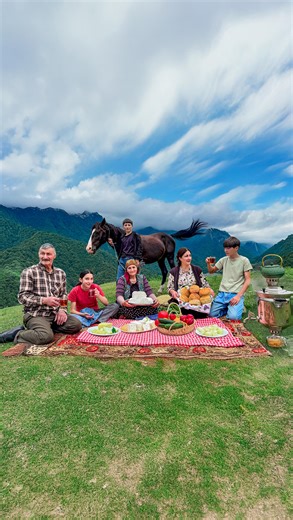 Sweet Village | YouTube Channel 800K+ on Instagram: "One day in an Azerbaijani village: homemade cheese from fresh milk, bread baking, and a picnic in the mountains ⛰️ • • • #azerbaijan #village #cheese #bread #milk #homemade #fresh #cooking #nature #mountains #picnic #fire #farm #simplelife #foodvideo #reelsfood #outdoors #familytime #villagefood #organic #recipe #foodblogger"