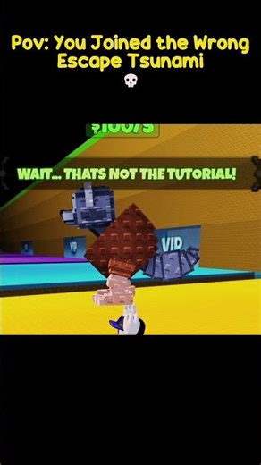 ESCAPE TSUNAMI BRAINROTS Went Wrong... 💀😭 #roblox #robloxshorts #escapetsunamiforbrainrots