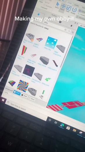 Making my own obby #fyp #roblox #obby