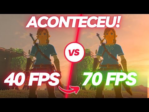 CHEGOU O DIA! ZELDA BOTW no YUZU à 60FPS! BUILD 3527 é MARAVILHOSA!