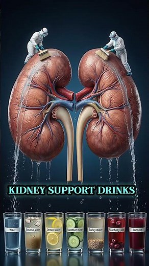 7 Best Drinks for Kidney Health | Natural Hydration & Detox #liverdetox #healthydrink