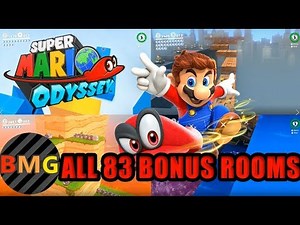 ALL 83 BONUS ROOMS (Sub-Areas) in Super Mario Odyssey! (Odyssey Guide)