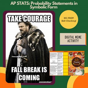 Writing Probability Statements in Symbolic Form- AP Stats Digital Reveal