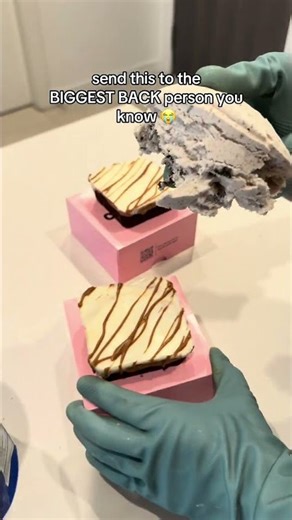 crumbl cookie dubai biscoff brownie and oreo ice cream is the best duo