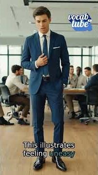 uncomfortable - English Vocabulary Learning #Shorts