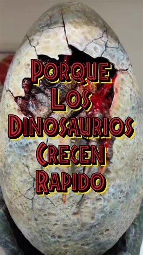 Crecimiento Rápido de Dinosaurios en Jurassic Park y World