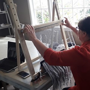 How to Make an Adjustable Tapestry Frame Loom for Weaving - Etsy