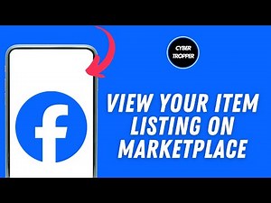 How to View your Item Listing on Facebook Marketplace