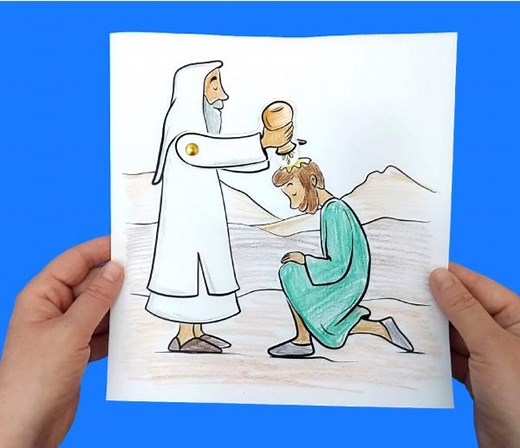 Samuel Anoints Saul as King - Bible Craft for Sunday School - Etsy