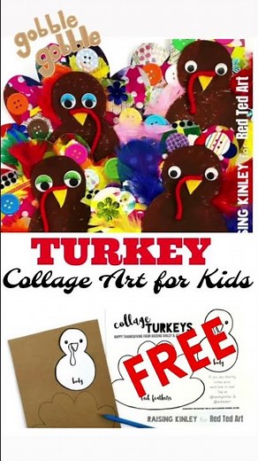 Free Turkey Templates https://www.redtedart.com/cardboard-turkey-craft-for-preschoolers/