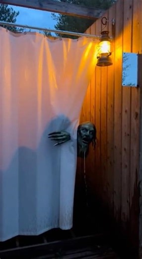 What Lurks Behind The Shower Curtain? Meet The Creature #creature #horror