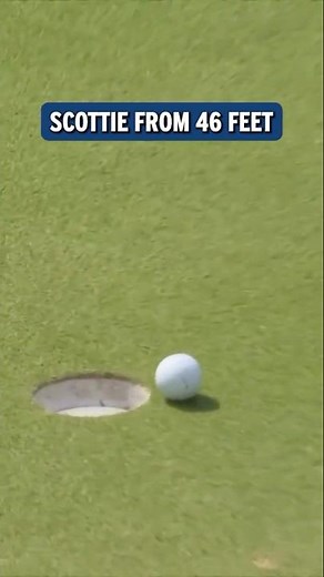 Scottie Scheffler Drains INSANE 46-Foot Putt🔥