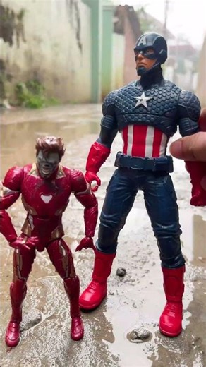 Bad Iron Man Zombie - Super Hero Rescue #marvel #shorts #funny