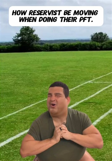 How Reservist be moving when doing their PFT.#Marines #Army #battlebuddybanter #military #navy