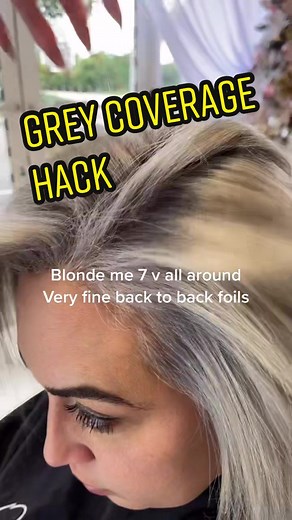 Covering Grey Hair with Icy Blonde: Color Fusion Tutorial