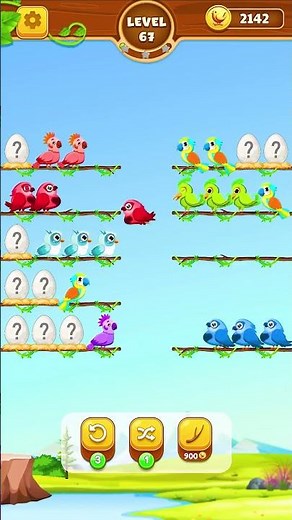 Bird Sort Game Level 67