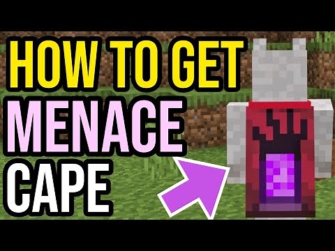 How To Get MENACE CAPE In Minecraft!