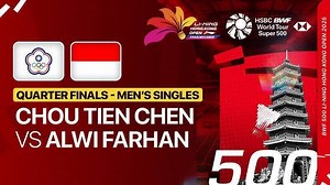 Chou Tien Chen (TPE) vs Alwi Farhan (INA) - Full Match | LI-NING Hong Kong Open 2025