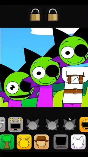 Sprunki Pyramixed - Acid (Baby, Normal, Human Singing Together)