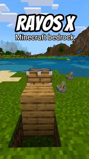 💥How to Get X-Rays in Minecraft Bedrock⚡#minecraft #minecraftshorts #minecrafttutorial