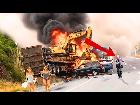 Dangerous Truck & Heavy Equipment Fails That Shocked Everyone | Idiots at Work
