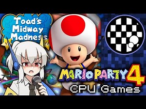 Mario Party 4 CPU Games | Toad's Midway Madness