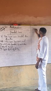 Equation of a straight line - Parallel line | Abdulwakeel Weakypedia Aderemi