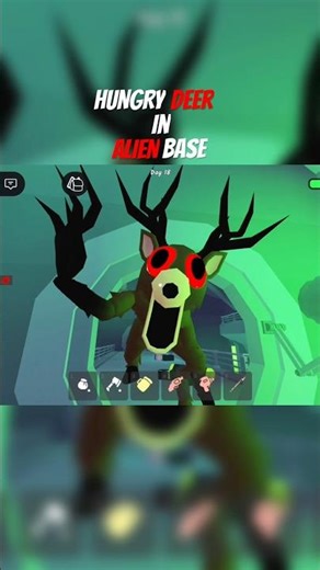 i Trapped Hungry Deer in Alien Mothership in 99 Nights in the Forest 😱 #roblox #99nightintheforest