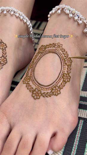 32K views · 17 reactions | A slight twist on a recent feet design I shared. I’m absolutely LOVING these simpler feet designs, especially this take on the classic mandala! Dainty, elegant and just so cute! Especially, the little birdies!  What do you think? | Henna by Divya | Facebook