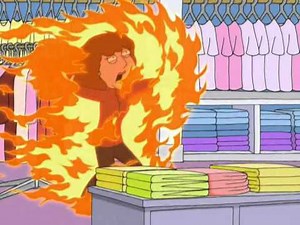 Family Guy On Fire