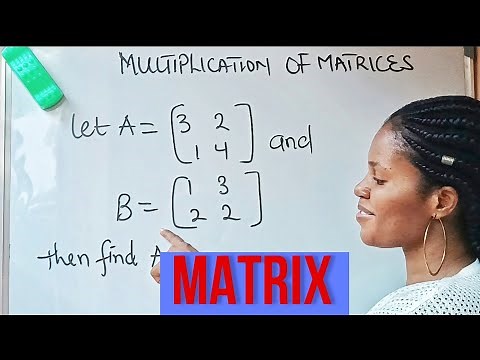 How to multiply matrices together.
