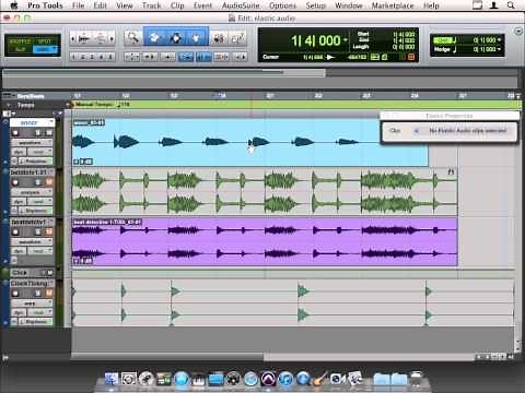 Avid Pro Tools 10 Tutorial | Adjusting Pitch using Elastic Audio