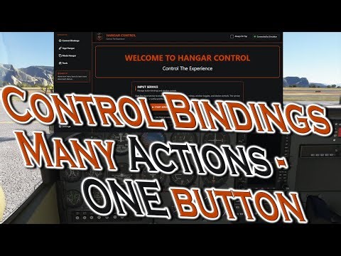Hangar Control Tutorial #2 – Control Bindings: Many Actions, One Button MSFS DCS XPLANE AND MORE