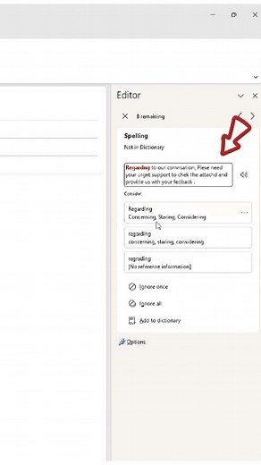 Mahmoud Osman on Instagram‎: "Auto correct spelling and grammar in your mail text in #Outlook التصحيح اللغوي والنحوي في نص الايميل ببرنامج الأوت لوك . . . #exceltricks #exceltips #dataanalytics #finance #business #tutorials #learning #accounting #excel_learning #study #spreadsheets #SQL #server #corporate #work #company #الاكسيل #scroll #English #تعلم #Math #Outlook #Spelling #grammar ##correct #review #language #mail #email"‎