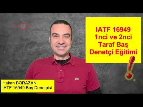 IATF 16949 1nci ve 2nci Taraf Baş Denetçi Eğitimi
