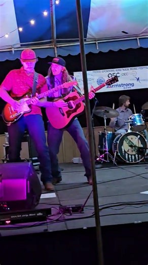 Tyler Byrd and the Flock at the Red Rock Music Festival in Noble, Oklahoma