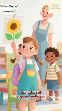 Mila’s Day of Learning | Little Learners #littlelearners #letslearn #eyfs #kidsstory #storyforkids