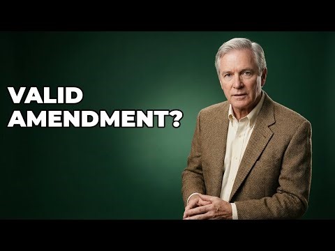 What Makes a Contract Amendment Valid?