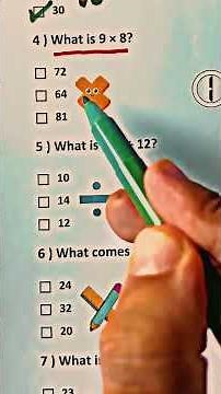 🧠 Ultimate Math Quiz Challenge! Can You Get 7/7? 🔥🏆 #mathquiz #quiz #shorts