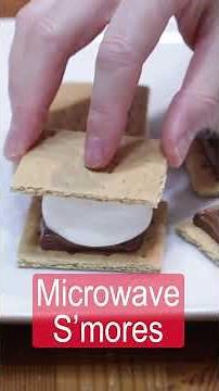 Microwave S'mores in 20 Seconds! #shorts #dessert