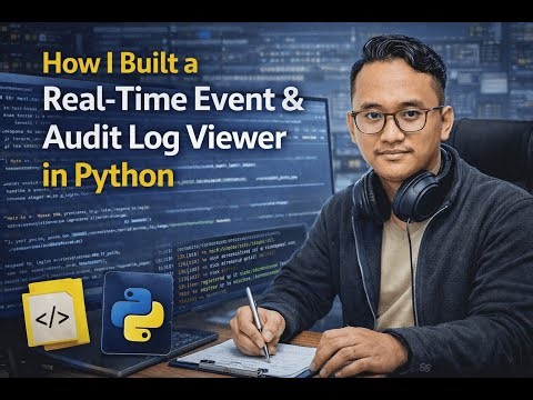 How I Built a Real-Time Event & Audit Log Viewer in Python