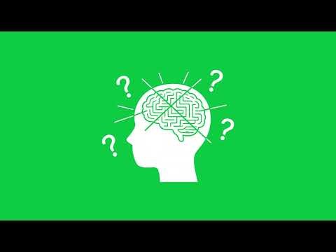 Empty Head Silhouette Concept Illustration | Calm Mind Design